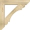 Ekena Millwork Olympic Slat Rough Sawn Bracket w/ Offset Brace, Douglas Fir, 6"W x 26"D x 26"H BKT0604X26X26OLY06RDF - alternate 3